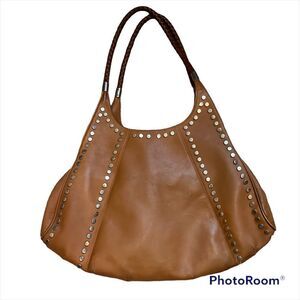 Rickard Shah studded leather shoulder bag. RARE